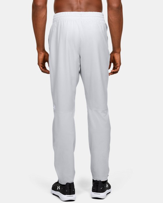 Men's UA Squad Woven Warm-Up Pants, Gray, pdpMainDesktop image number 1
